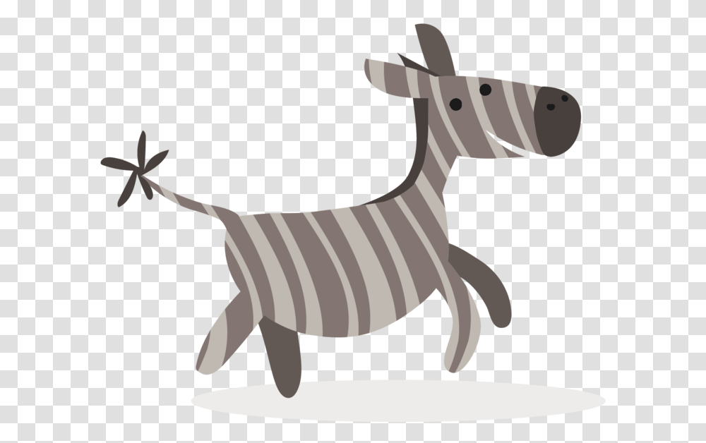Zipping Zebra Donkey, Mammal, Animal, Wildlife, Antelope Transparent Png