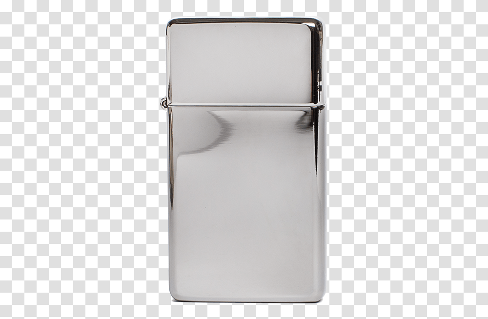 Zippo Lighter Armor Slim Polished Chrome Front Door, Refrigerator, Appliance, Dishwasher Transparent Png