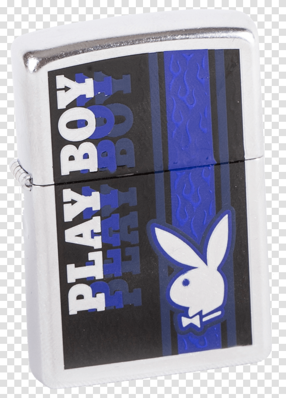 Zippo Playboy Blue Rabbit Play Boy, Text, Lighter, Label, Alphabet Transparent Png