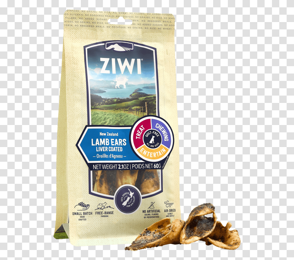 Ziwi Peak Lamb Ears Dog Chew Ziwi Lamb Ears, Plant, Food, Nut, Vegetable Transparent Png