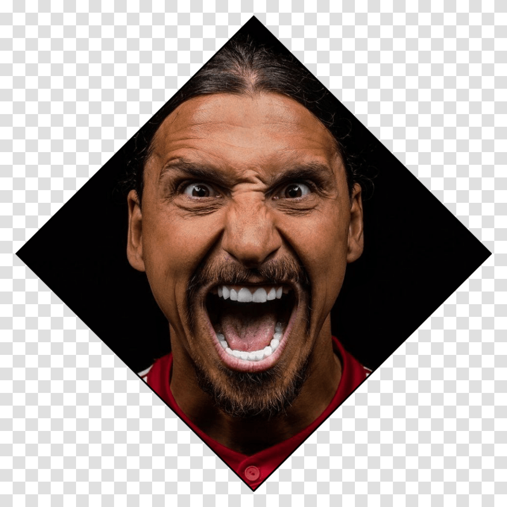 Zlatan Zlatan Ibrahimovic 2017 2018, Face, Person, Human, Teeth Transparent Png