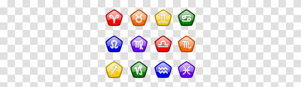 Zodiac Icons Clip Art, Dice, Game, Recycling Symbol Transparent Png