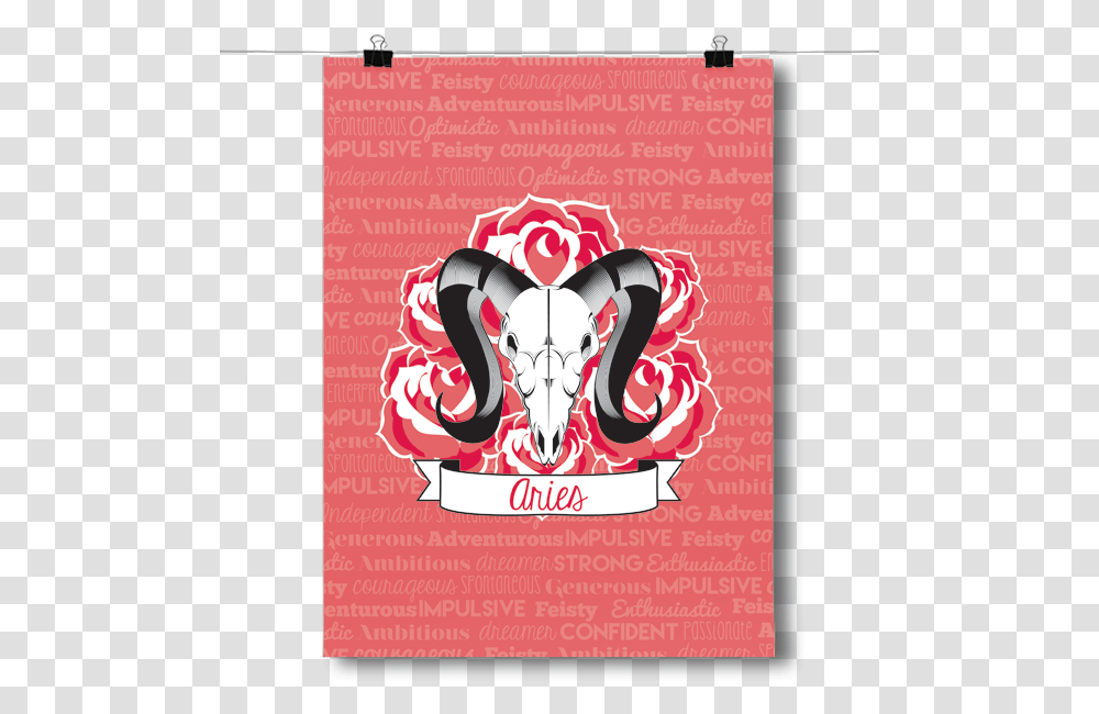 Zodiac Sign Aries Crest, Poster, Advertisement, Greeting Card Transparent Png