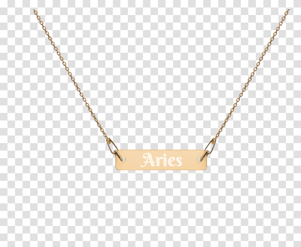 Zodiac Sign Bar Necklace- Dharma Drops Self Love Bar Necklace, Jewelry, Accessories, Accessory, Pendant Transparent Png