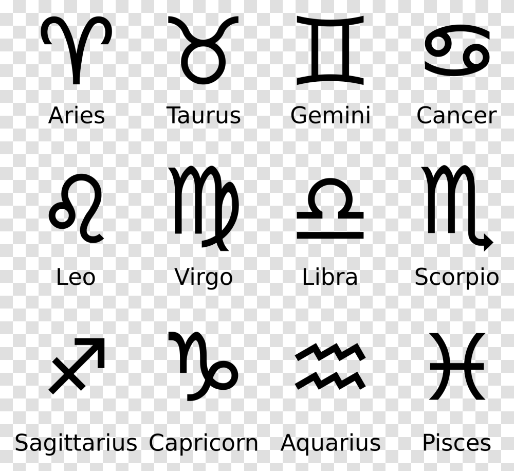 Zodiac Signs, Gray, World Of Warcraft Transparent Png