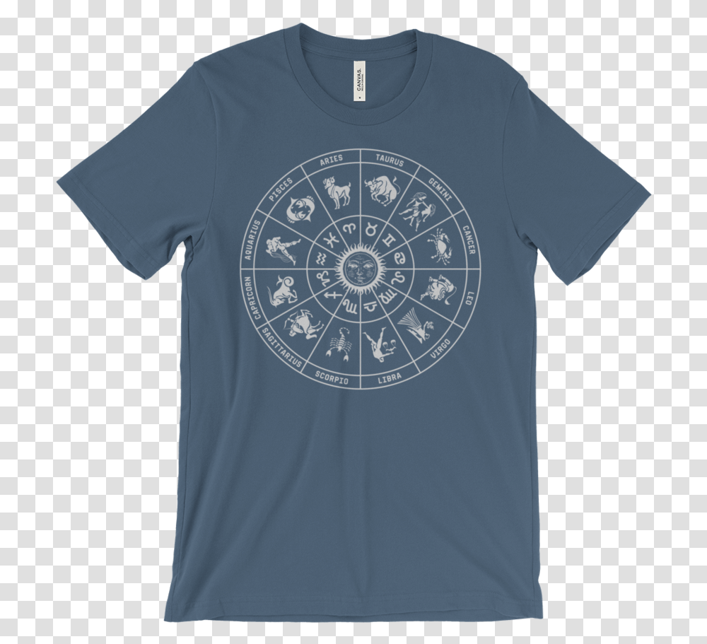 Zodiac Wheel, Apparel, T-Shirt, Sleeve Transparent Png