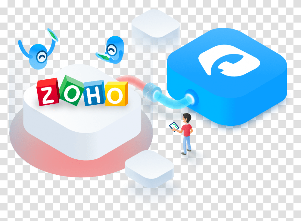 Zoho Crm Integration For Your Call Center And Business Phone Zoho Crm, Person, Birthday Cake, Food, Network Transparent Png