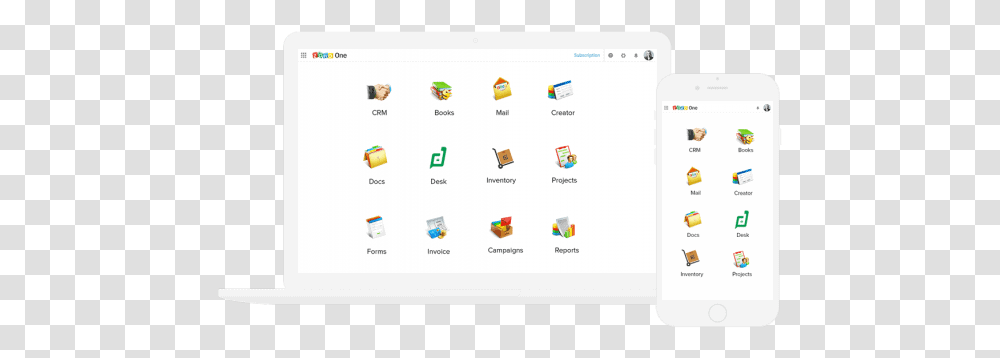 Zoho Unveils Bundled Business App Suite Smart Device, Text, Computer, Electronics, File Transparent Png