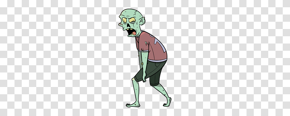 Zombie Person, Book, Comics Transparent Png