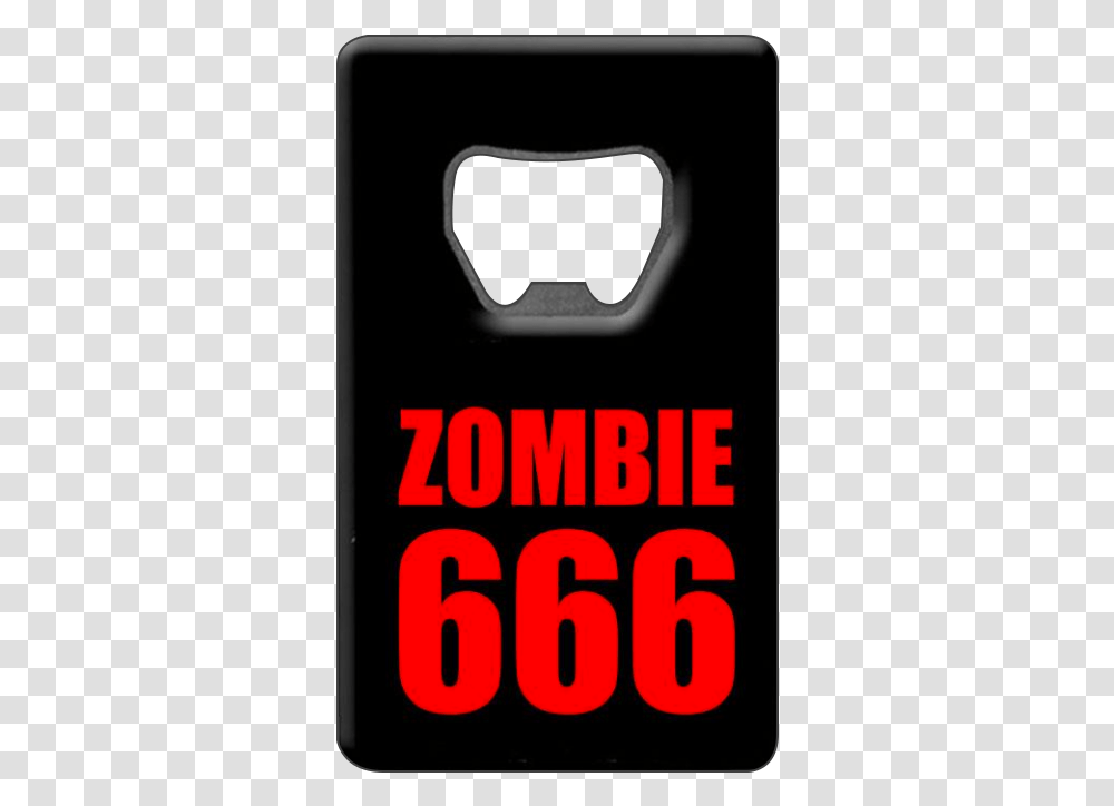 Zombie 666 Credit Card Bottle Opener Mobile Phone Case, Label, Alphabet, Can Transparent Png