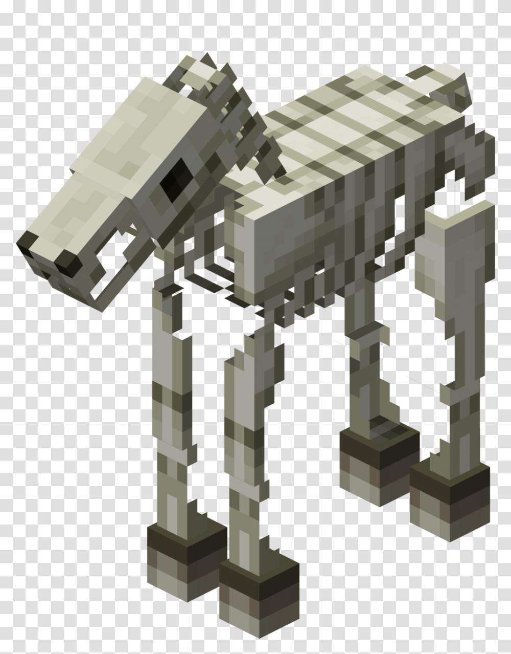 Zombie And Skeleton Horse Minecraft Download, Toy, Building, Architecture, Pillar Transparent Png