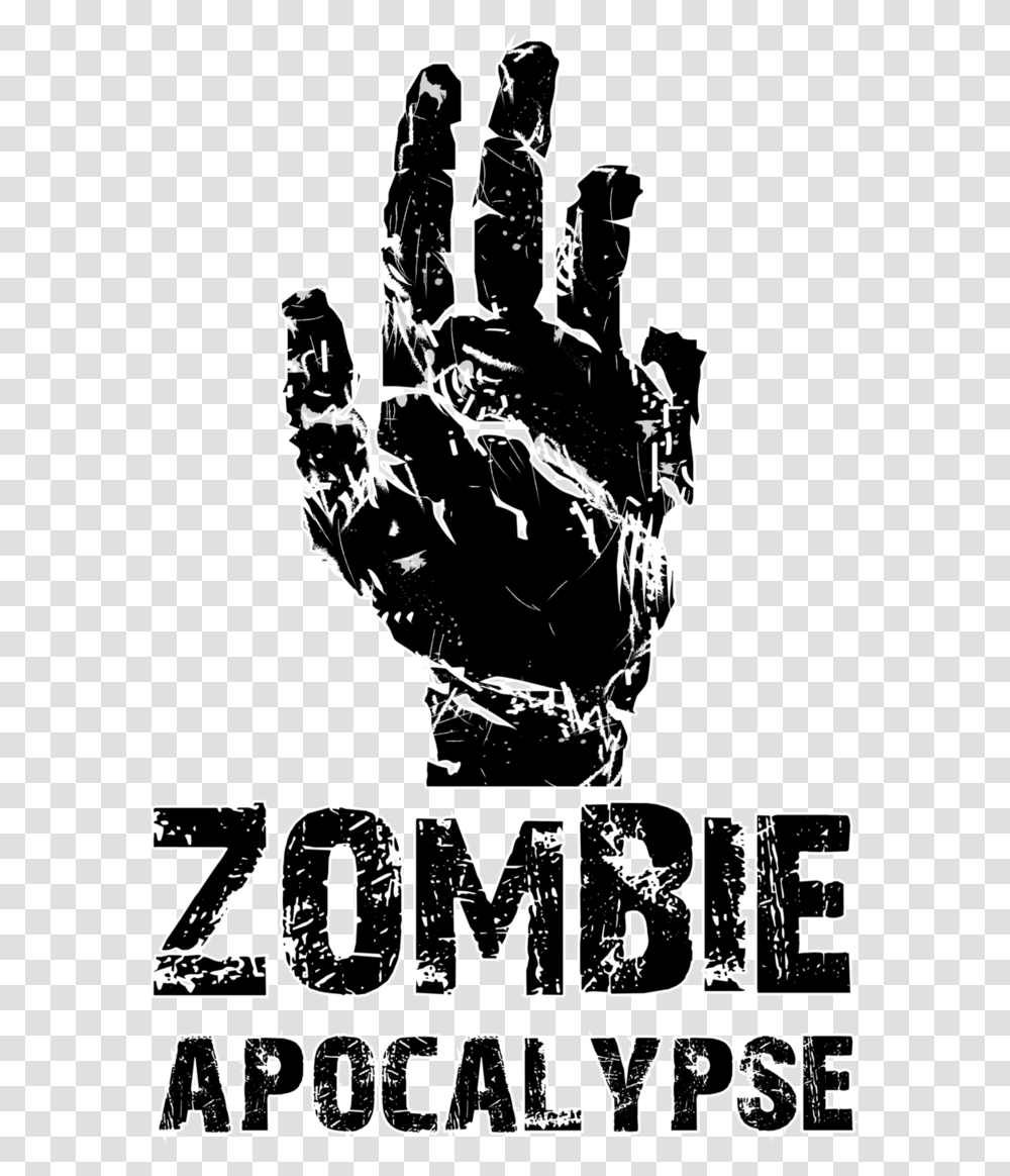 Zombie Apocalypse Clipart, Hand, Poster, Advertisement, Paper Transparent Png