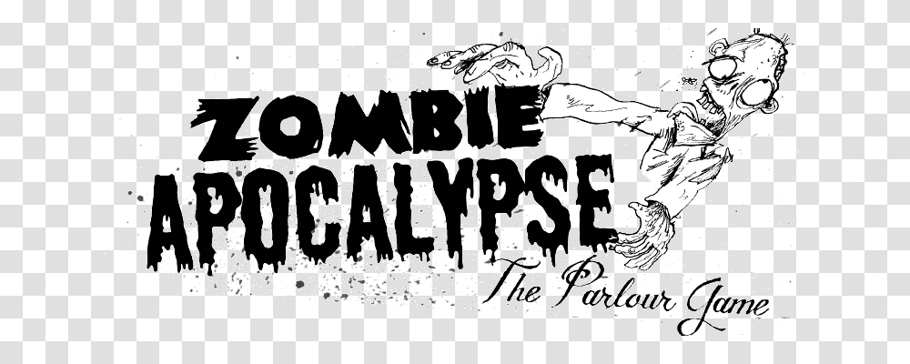 Zombie Apocalypse Logo Zombie, Text, Poster, Advertisement, Person Transparent Png