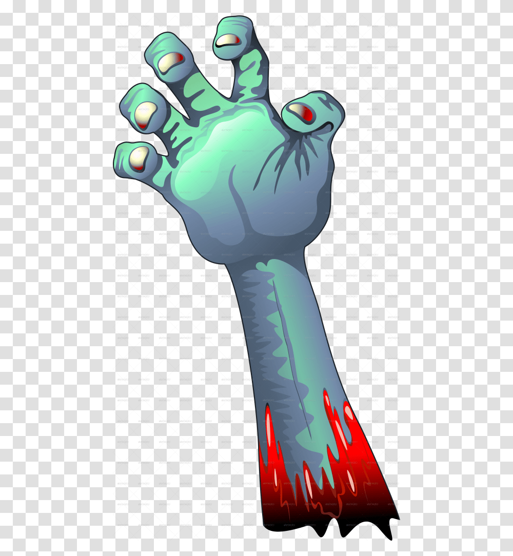Zombie Arm Cartoon Zombie Hand, Light, Bird, Animal Transparent Png