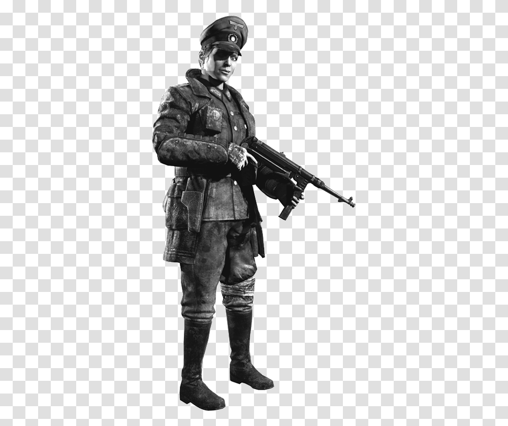 Zombie Army Trilogy Hermann Wolff, Gun, Weapon, Weaponry, Person Transparent Png