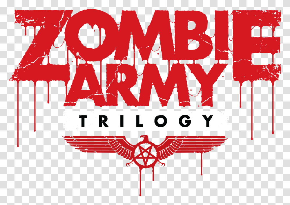 Zombie Army Trilogy Logo, Advertisement, Poster, Flyer Transparent Png