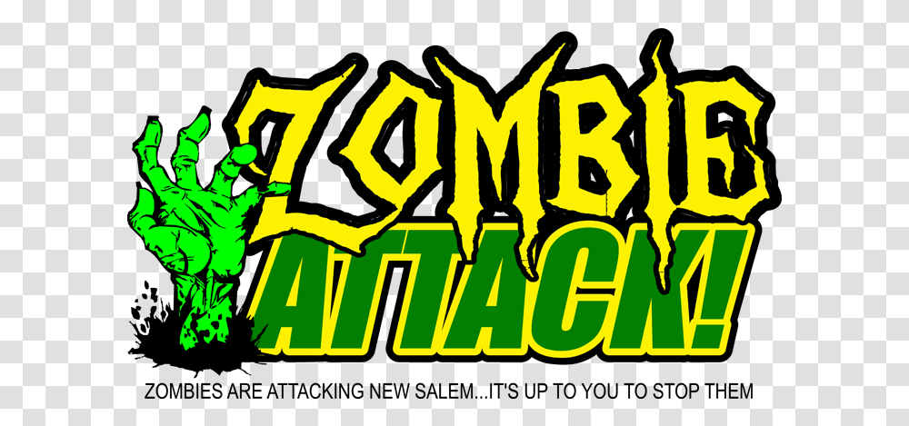 Zombie Attack - New Salem Corn Maze Zombie Attack Logo, Text, Poster, Alphabet, Word Transparent Png