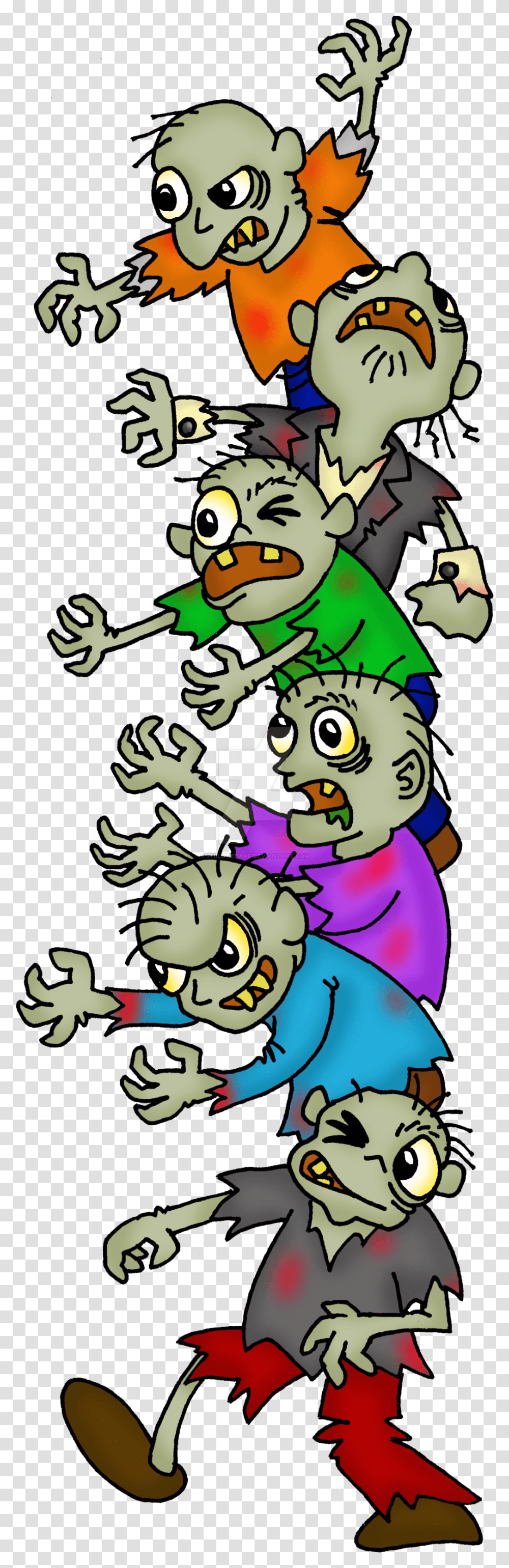 Zombie Border By Philipbedard, Person, Human Transparent Png