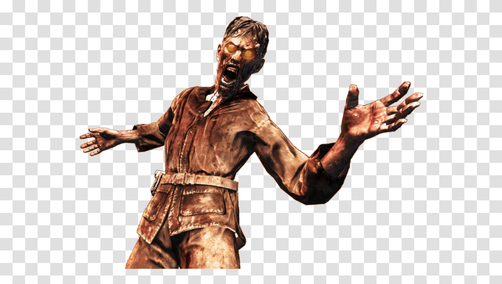 Zombie Call Of Duty Zombies, Person, Hand, Bronze, Suit Transparent Png