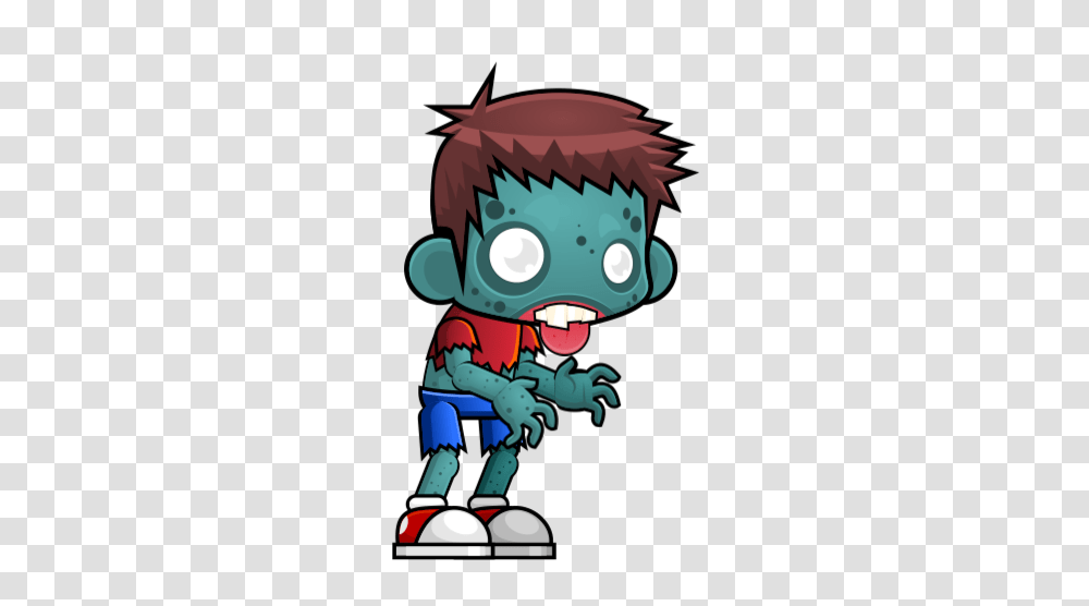Zombie Clipart Cute, Poster, Advertisement, Book Transparent Png