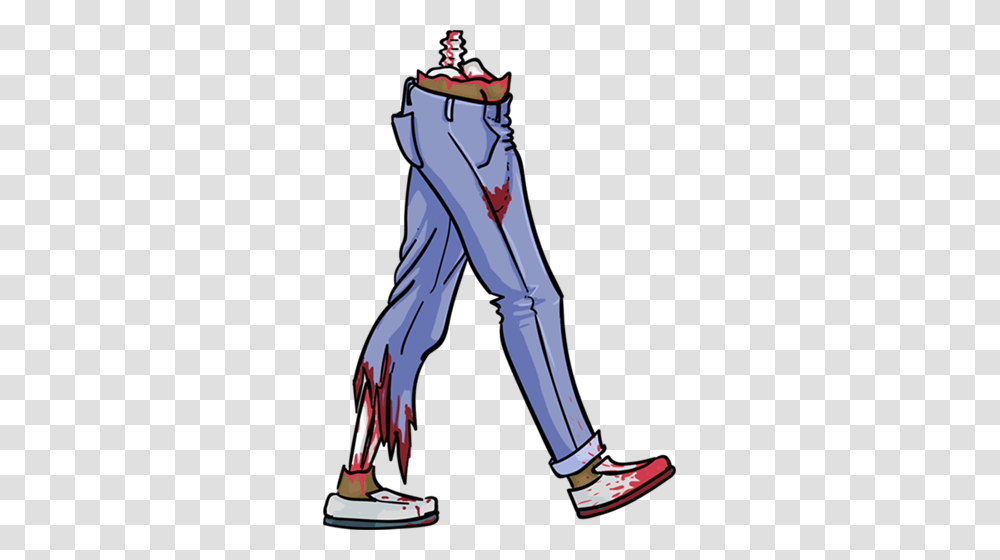 Zombie Clipart Leg, Pants, Shoe, Footwear Transparent Png