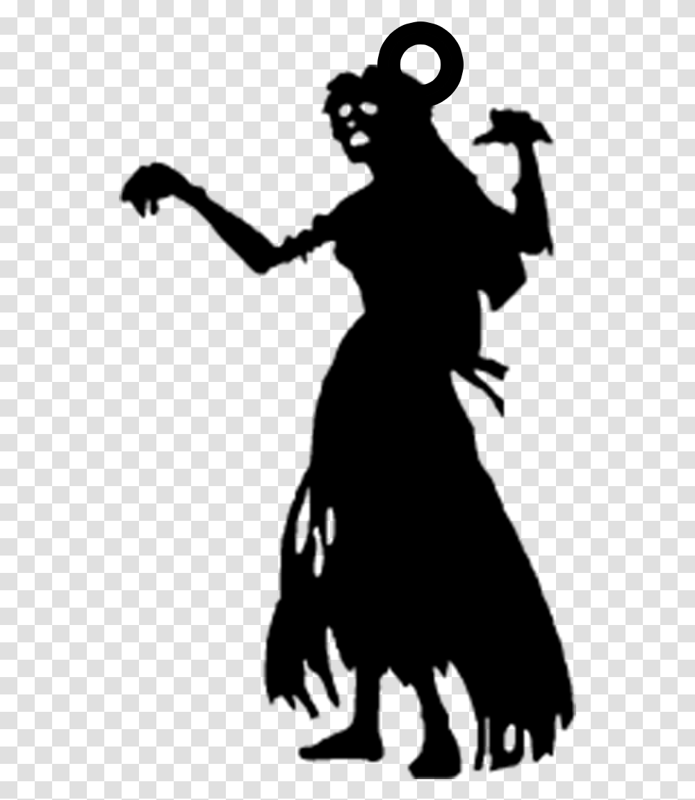 Zombie Girl Pendant Female Zombie Clipart, Gray, World Of Warcraft Transparent Png