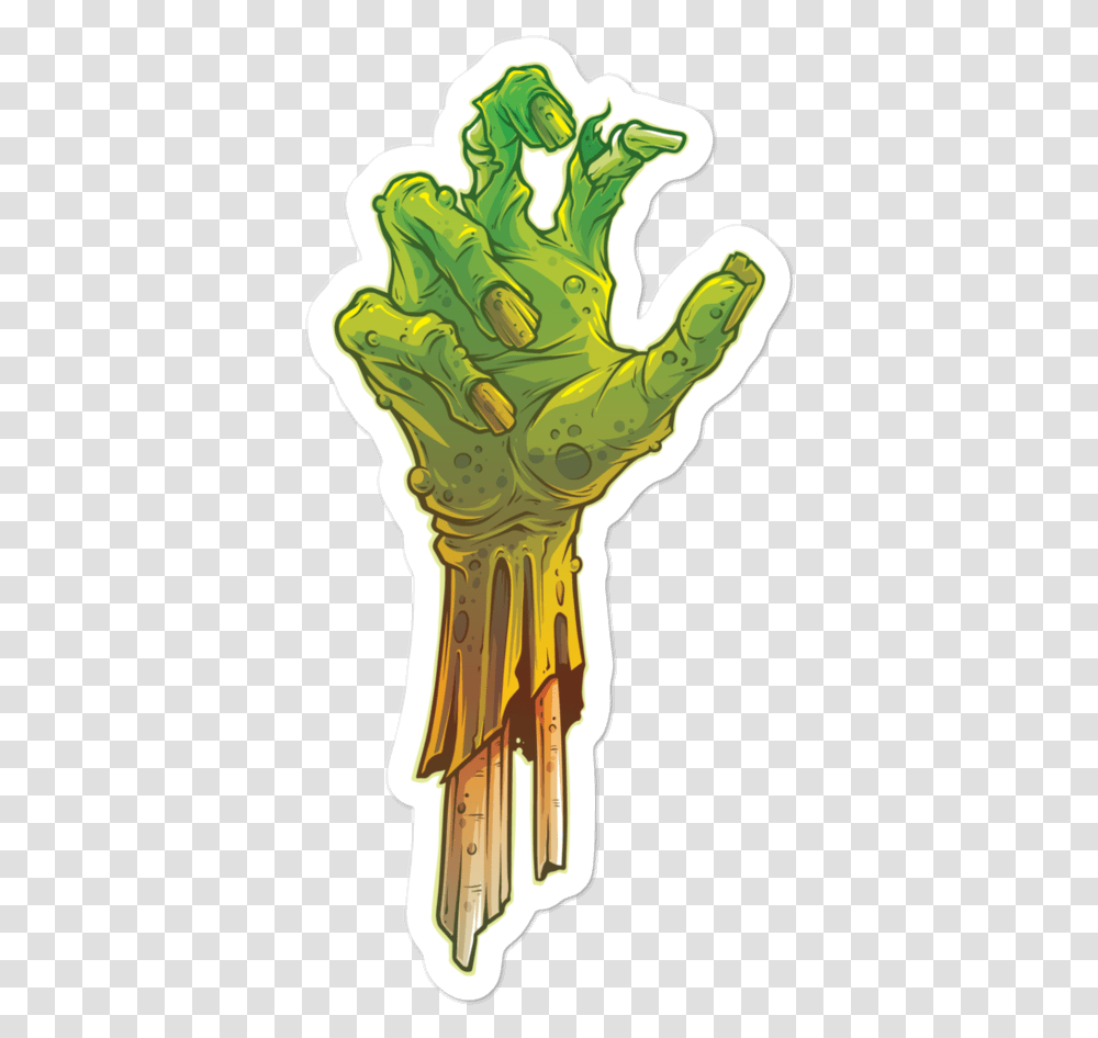 Zombie Hand Drawing, Plant, Animal, Seed, Grain Transparent Png