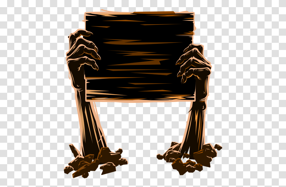 Zombie Hand, Furniture, Chair, Piano, Leisure Activities Transparent Png