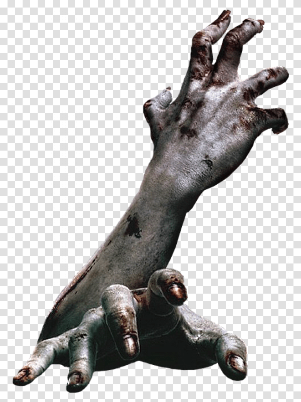 Zombie Hands Download Background Horror Hand, Figurine, Finger, Alien, Giraffe Transparent Png