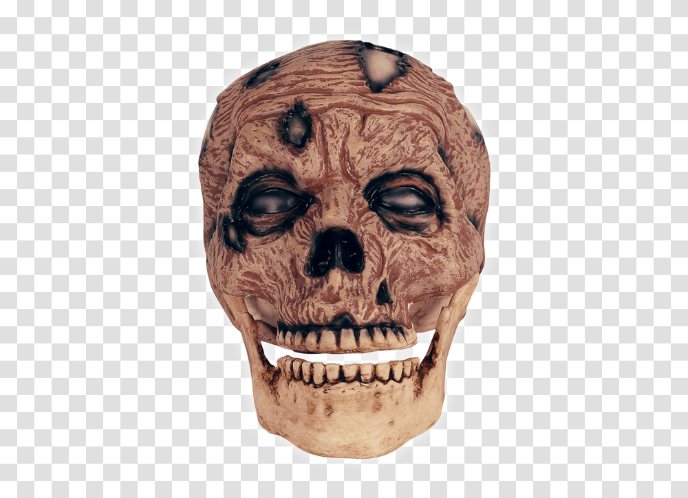 Zombie Head, Tattoo, Skin, Mask, Teeth Transparent Png