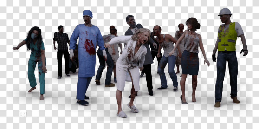 Zombie Horde, Dance Pose, Leisure Activities, Person, Human Transparent Png