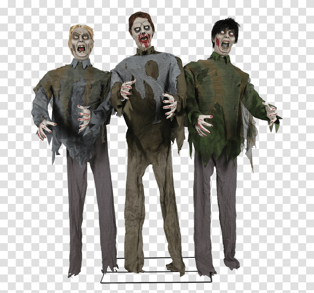 Zombie Horde Halloween Express Zombie Horde, Performer, Person, Human, Clown Transparent Png