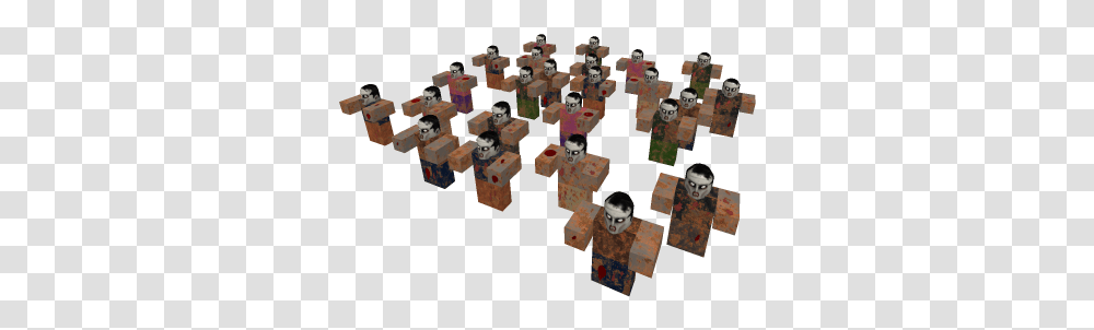 Zombie Horde Roblox Lumber, Minecraft, Person, Human, Toy Transparent Png