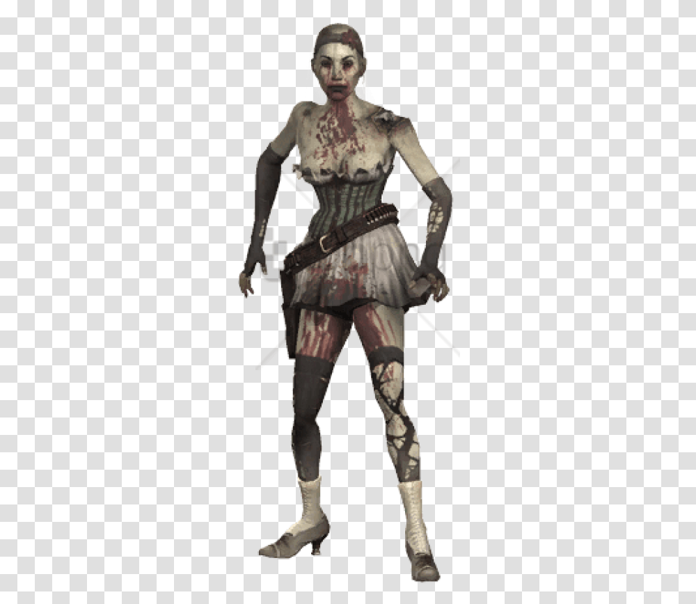 Zombie Image With Red Dead Redemption Female Outfits, Armor, Person, Skin, Clothing Transparent Png