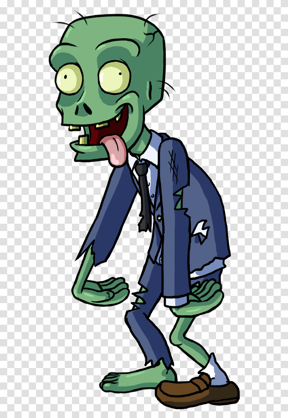 Zombie Image Zombie Cartoon, Clothing, Person, Coat, Overcoat Transparent Png