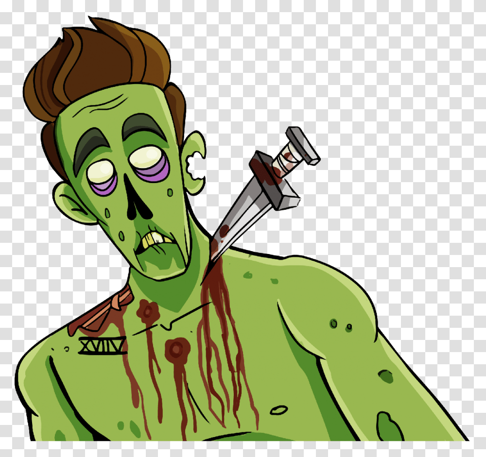 Zombie Image Zombie With No Background Cartoon, Plant, Vegetation, Outdoors, Graphics Transparent Png