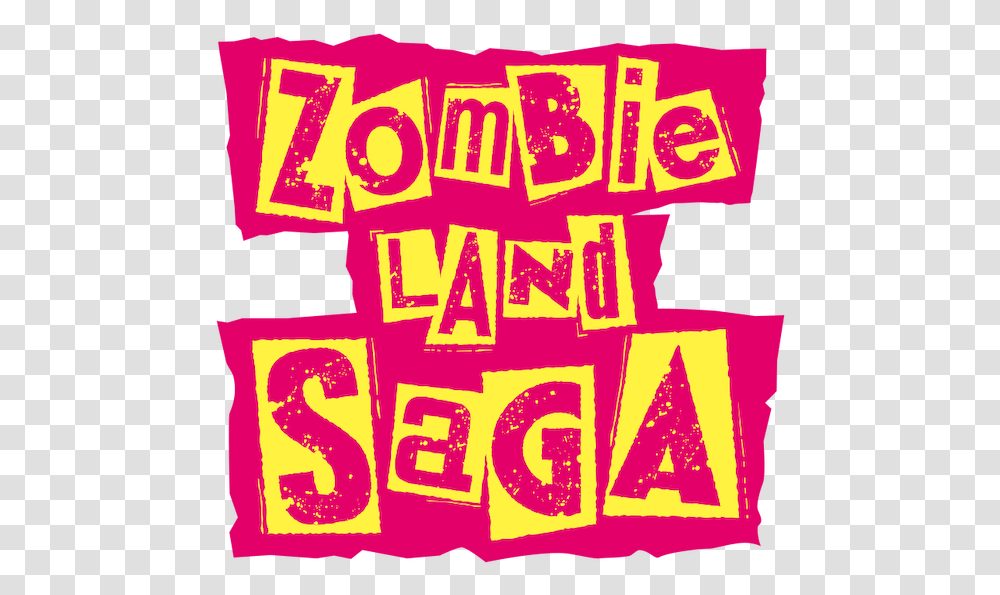 Zombie Land Saga Netflix Zombieland Saga Logo, Alphabet, Text, Poster, Advertisement Transparent Png