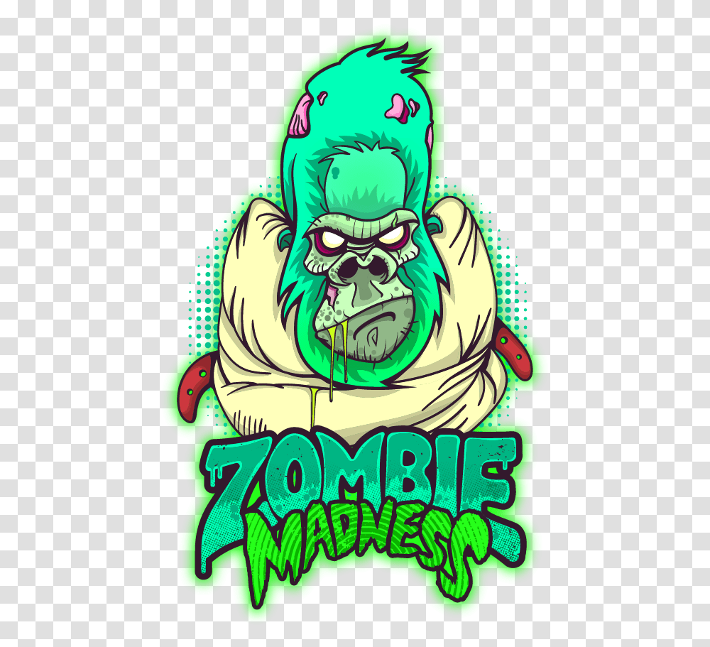 Zombie Madness On Behance Zombie Madness, Ape, Wildlife, Mammal, Animal Transparent Png