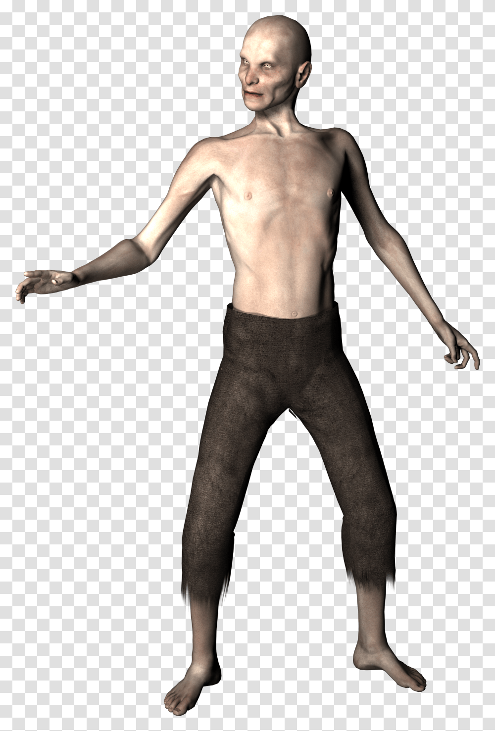 Zombie Man Spooky Horror Halloween Creepy Man, Back, Person, Toy, Clothing Transparent Png