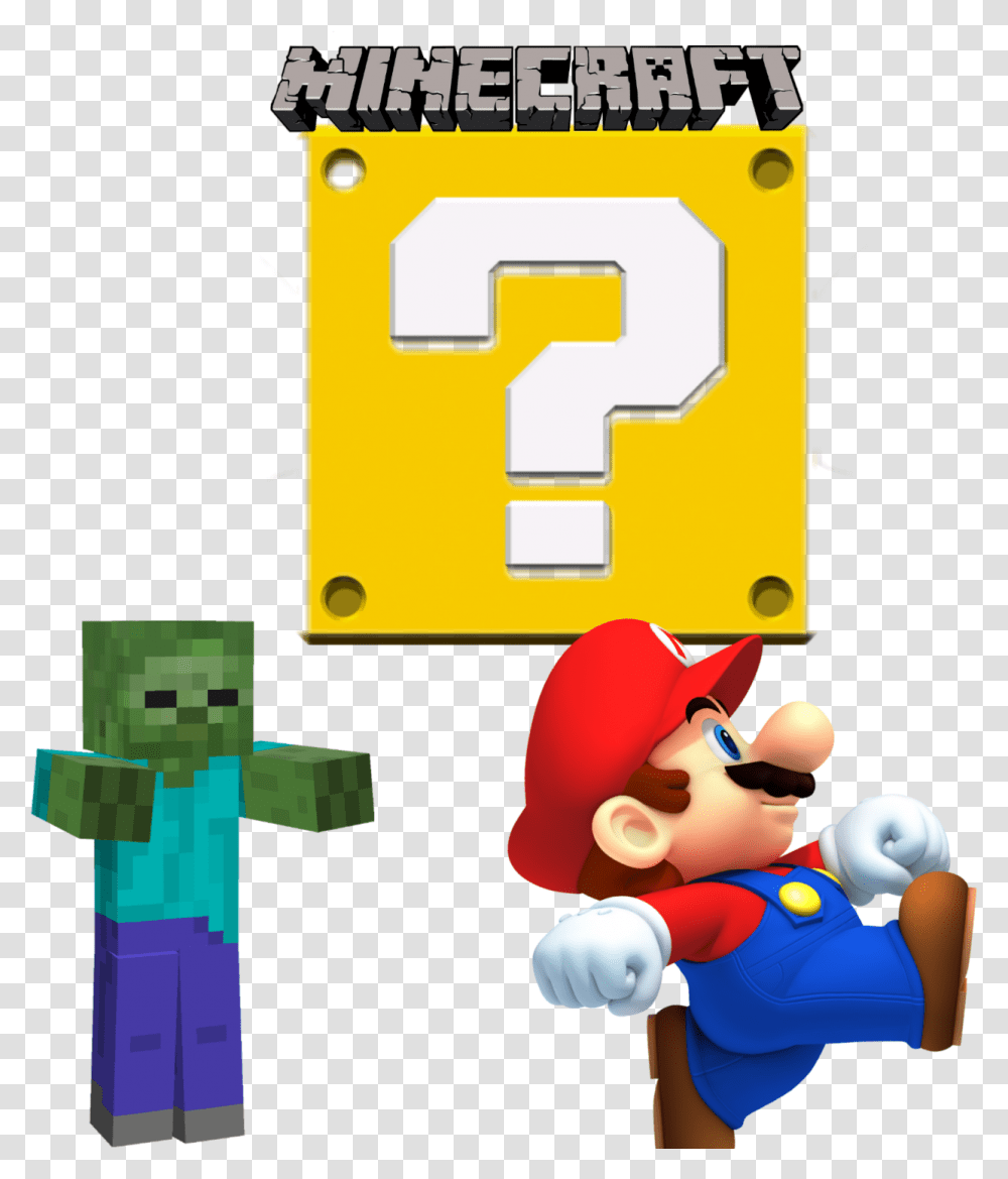 Zombie Mario Lookslikedis Minecraft Logo Mobs In Minecraft Zombies, Super Mario Transparent Png