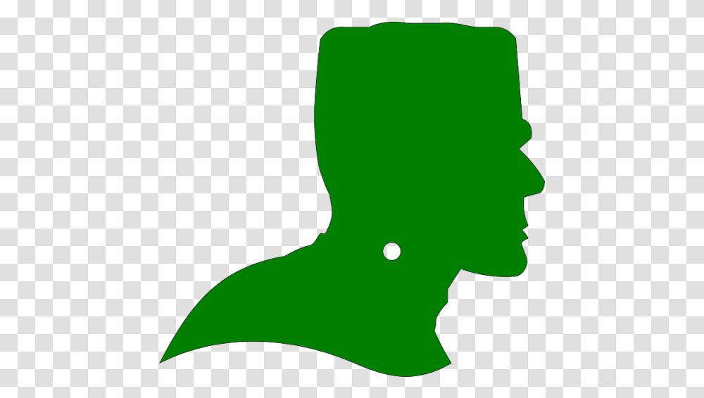 Zombie Monster Frankenstein Silhouette Green Frankenstein Silhouette, Christmas Stocking, Gift, Baseball Cap, Hat Transparent Png
