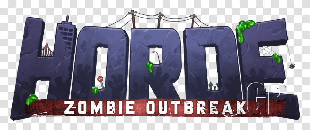 Zombie Outbreak Banner, Text, Alphabet, Security, Cowbell Transparent Png