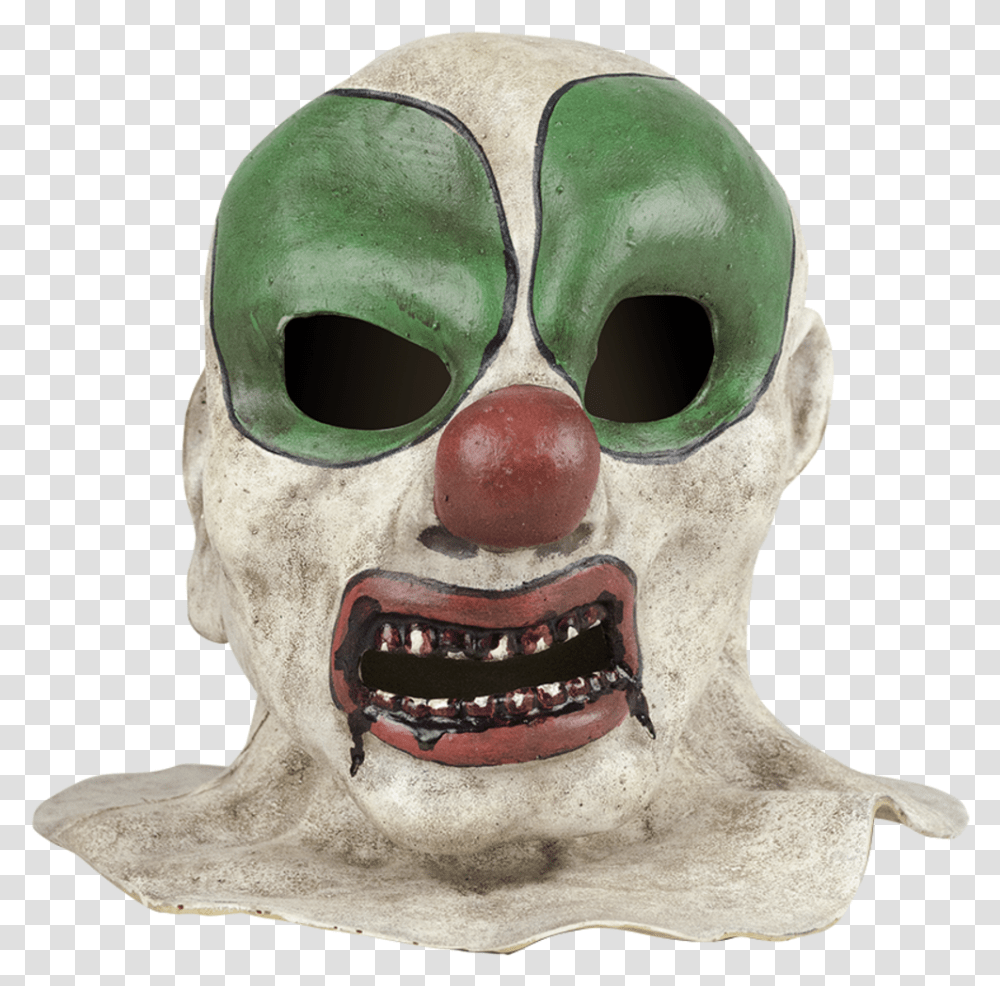 Zombie Paintball Mask Killer Clown Zombie Face, Helmet, Apparel, Figurine Transparent Png