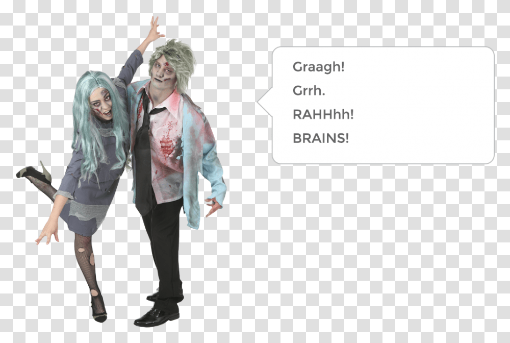 Zombie Quotes Girl, Person, Sleeve, Dance Pose Transparent Png