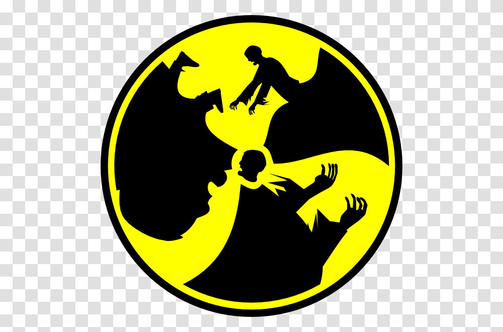 Zombie Radioactive Symbol Clip Art, Logo, Trademark, Person, Human Transparent Png