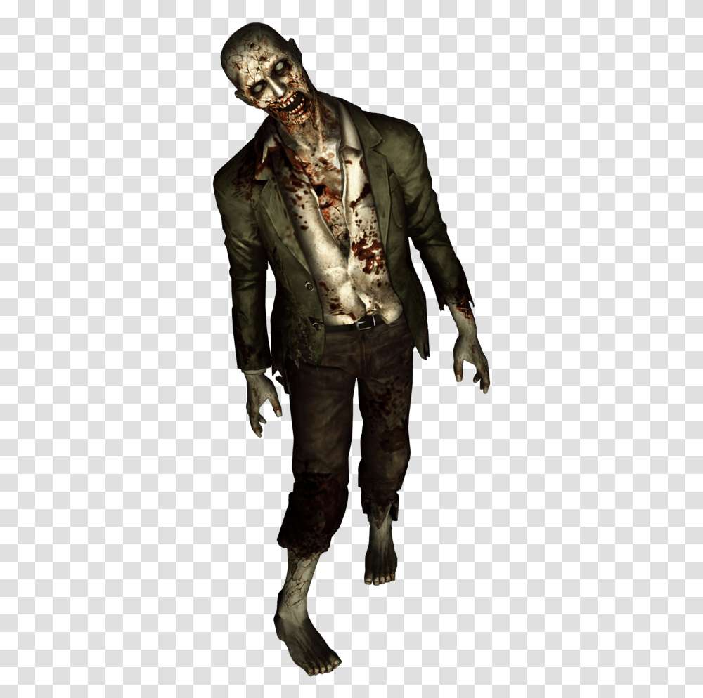 Zombie Resident Evil 1 Zombie, Clothing, Person, Blazer, Jacket Transparent Png