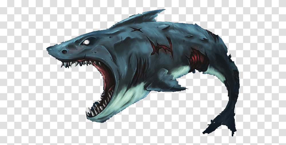 Zombie Shark Zombie Shark, Sea Life, Animal, Fish, Great White Shark Transparent Png