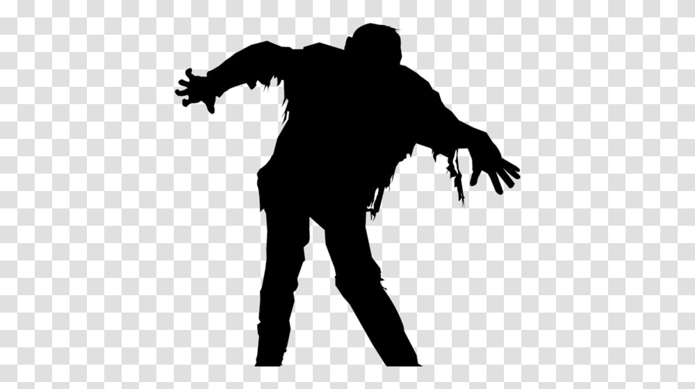 Zombie Silhouette No Background, Ninja, Person, Human, Sport Transparent Png