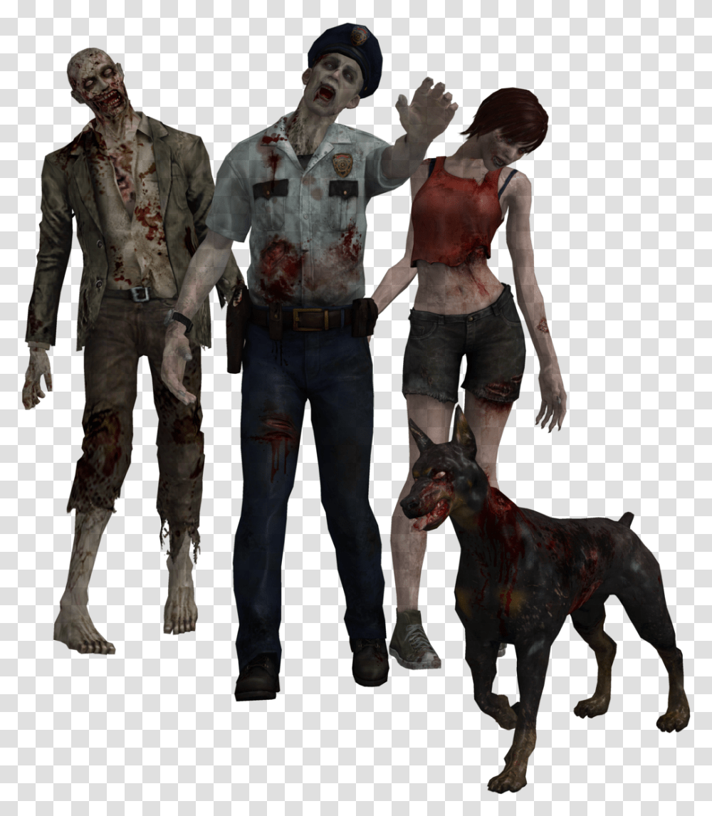 Zombies By Jaimito On Jpg Library Resident Evil Zombies, Person, Human, Horse, Mammal Transparent Png