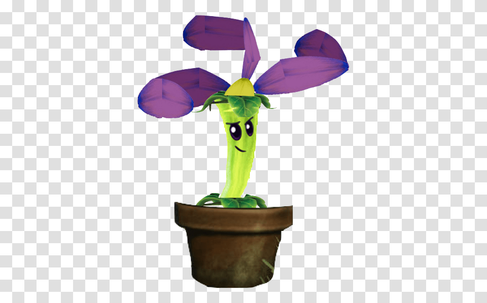 Zombies Garden Warfare Character Creato Flowerpot, Iris, Plant, Blossom, Lamp Transparent Png